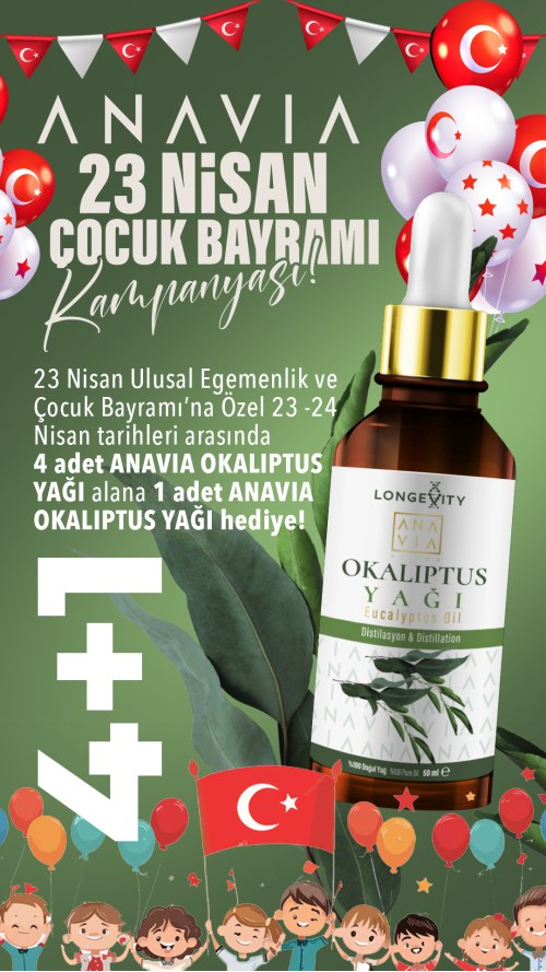 OKALİPTÜS YAĞI 4+1 23 NİSAN ÇOCUK BAYRAMI KAMPANYASI